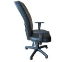 Ver imagem 3 de Poltrona Presidente Fraque Multirregulavel Preta Primax