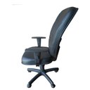 Ver imagem 2 de Poltrona Presidente Fraque Multirregulavel Preta Primax