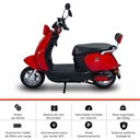 Ver imagem 7 de Scooter Elétrica - Pam18 1000w 60v Lithium - Vermelha - Plug And Move