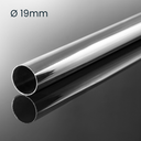 Ver imagem 4 de Kit Varão Para Cortina Alumínio 2,00m X 19mm Emenda Cores:Imbuia