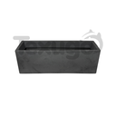 Ver imagem 3 de Cachepô Floreira Urbe 88 Jardineira Polietileno 86x29x29cm Preto Ardósia Japi