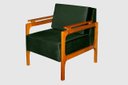 Ver imagem 1 de POLTRONA DECORATIVA YASMIN LUXO DORA BELA - 0130 Verde Musgo
