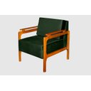 Ver imagem 1 de POLTRONA DECORATIVA YASMIN LUXO DORA BELA - 0130 Verde Musgo