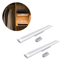 Ver imagem 1 de Kit 2 Luminárias Lâmpada Luz Auxiliar Led 3 temperaturas De Cor Brilho Ajustável 35 Cm Base Magnétic