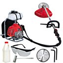 Ver imagem 1 de Roçadeira Profissional Costal Nakashi C330MBO 33cc Motor TB33 Ideal Para Cortes Rápidos e