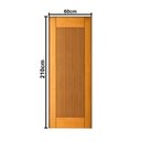 Ver imagem 3 de Folha de Porta Jauá Maciça Angelim Pedra 210x60cm