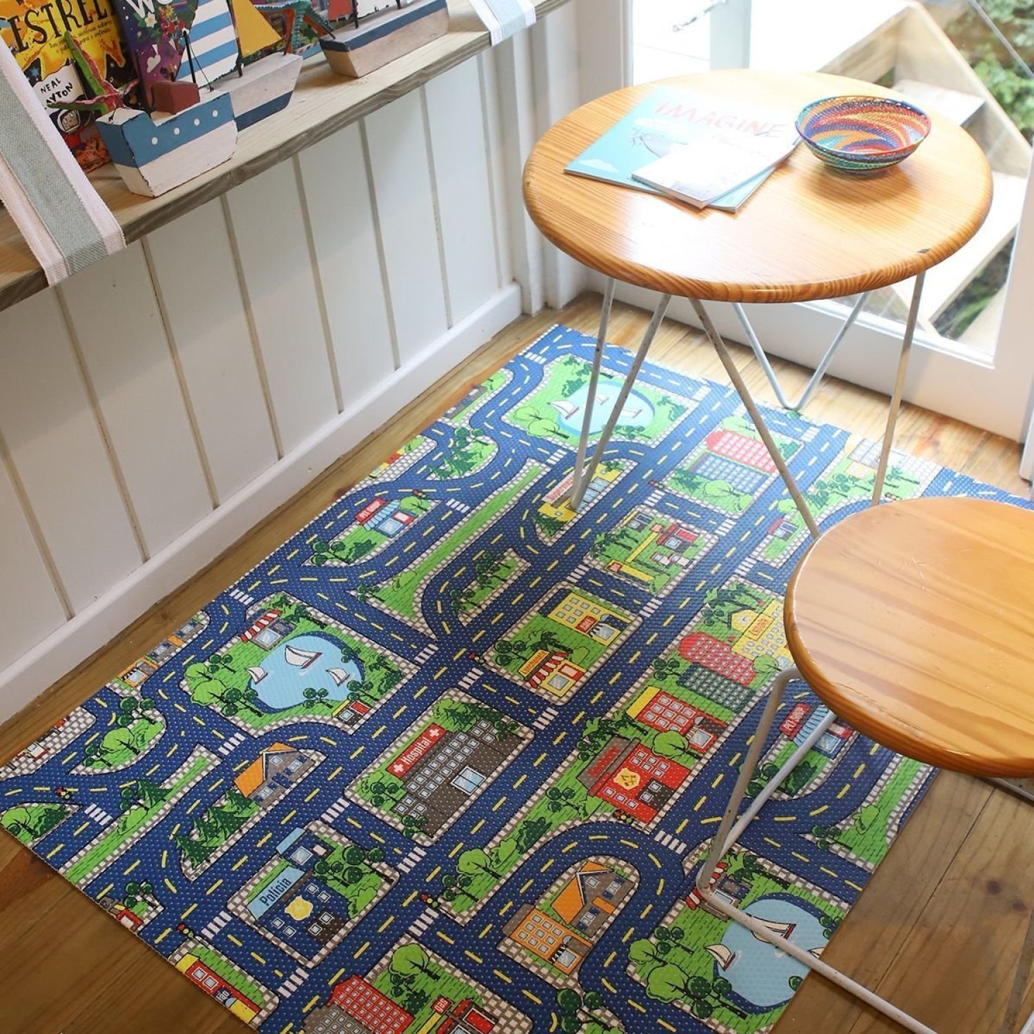 Tapete Brisa Infantil 100cm X 130cm Pista - 2
