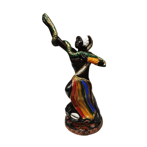 Oxumaré Imagem Orixá Em Resina 15 cm Axé Loja Mistica Oxumaré 15 cm