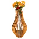 Ver imagem 1 de Vaso de Chão Decorativo Grande Andromeda Mdf:mdf Cru/85x30cm