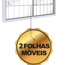 Ver imagem 6 de Janela de Alumínio de Correr Lateral 2 Folhas Móveis com Grade 100x120cm Lucasa Ideale