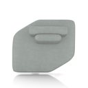 Ver imagem 6 de Sofá Ilha Dakota Chaise 168cm Modulado Encosto Almofada Solta Pu Cinza G33 - Gran Belo