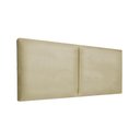 Ver imagem 1 de Cabeceira Módulos Cama Box Almofadada Luxo Linho Rbl:casal Painel/bege
