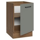Ver imagem 6 de Balcão de Cozinha 50cm 1 Porta (sem Tampo) Rustic/cinza Agata Madesa