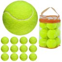 Ver imagem 1 de Bola de Tênis Championship Bolsa 12 Bolinhas Verde Kit Mala Transporte Treino