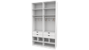 Ver imagem 3 de Armário Arara Gaveta Sabrina M22 Organização Closet Roupa Quarto