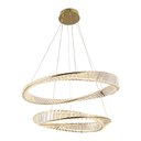 Ver imagem 3 de Lustre Pendente Nordecor Lezie 2738 Ouro Brilho Led Bivolt