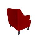 Ver imagem 3 de Sofá Divã + 2 Poltronas Capitonê para Consultório e Clínica Psicanálise - Veludo - Sv Decor:vermelho