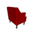 Ver imagem 3 de Sofá Divã + 2 Poltronas Capitonê para Consultório e Clínica Psicanálise - Veludo - Sv Decor:vermelho