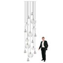 Ver imagem 1 de Lustre Pendente Para Sala Pé direito Duplo Big Boss Branco