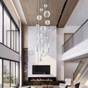 Ver imagem 3 de Lustre Pendente Para Sala Pé direito Duplo Big Boss Branco