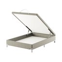 Ver imagem 2 de Base Box Baú Casal Spubio Spu + Incofal Bege 138x188x45cm