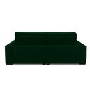 Ver imagem 5 de Sofa Retratil Reclinavel 2 Lugares 2,70 Vitória Veludo Verde Lansofbr