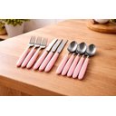 Ver imagem 3 de Conjunto Talheres New Caprese 12 Peças - Rosa