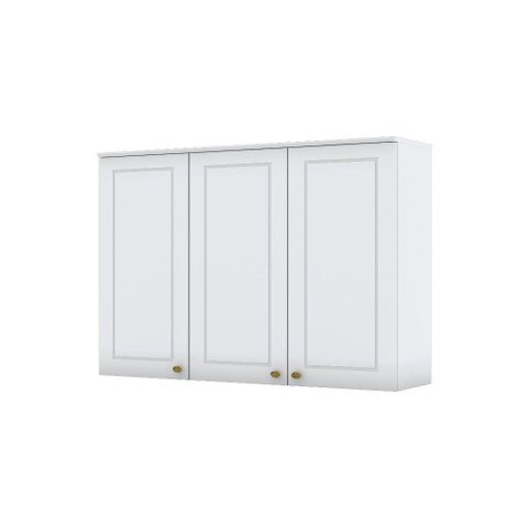 Armário Aéreo 3 Portas 120cm Americana Henn