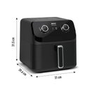 Ver imagem 3 de Fritadeira Air Fryer Arno 7,5l 1700w Afm7 1510002778 Preto 110v