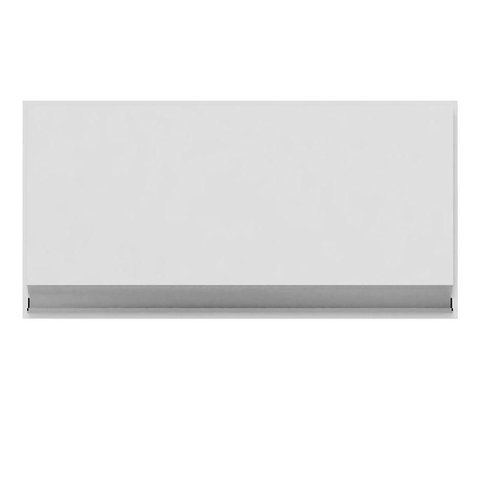 Armário Aéreo para Cozinha Andréia 1 Porta Branco Brilho - Ajl