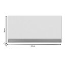 Ver imagem 3 de Armário Aéreo para Cozinha Andréia 1 Porta Branco Brilho - Ajl