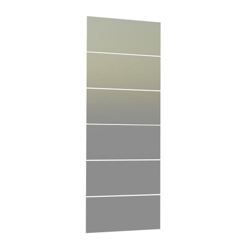 Kit Madesa com 6 Espelhos de 26,2 X 58,5 Cm para Guarda-roupa