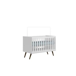 Berço Mini Cama Q Encanto Retro Branco:branco/branco - 4