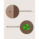 Ver imagem 7 de Guarda Roupa Sevilha 1 Porta com Espelho 100% Mdf - Mademarcs