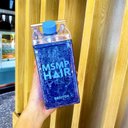 Ver imagem 1 de copo squeeze Garrafa Gel congelante canudo bico Azul 400ml