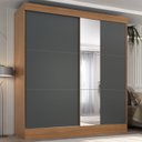 Ver imagem 1 de Guarda-roupa Casal Flex com Espelho 2 Portas 3 Gavetas Pantanal
