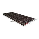 Ver imagem 4 de Colchonete Acampamento Camping Colchão Retiro Portátil Solteiro Espuma D20 188cm - Verde