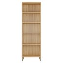 Ver imagem 6 de Paneleiro Duplo com 4 Portas e Vidro Reflecta 100% MDF Vicenza Espresso Móveis Branco/Amêndoa