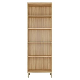 Paneleiro Duplo com 4 Portas e Vidro Reflecta 100% Mdf Vicenza Espresso Móveis - 4