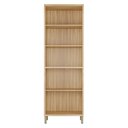 Ver imagem 6 de Paneleiro Duplo com 4 Portas e Vidro Reflecta 100% MDF Vicenza Espresso Móveis Branco/Amêndoa