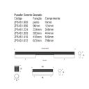 Ver mais imagens de Puxador de Gaveta-Sobrepor-Zen-Sorento Granado - Dourado Fosco - 96 mm