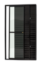 Ver imagem 1 de Porta Balcão Alumínio 3F.210 x 120 V.Liso Preto Brimak