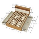 Ver imagem 3 de Cama Casal 4 Gavetas e Cabeceira Nicho com Led 100% Mdf Aurora