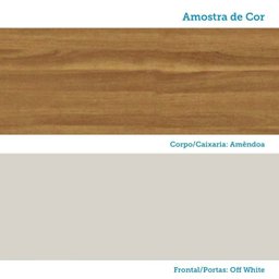 Armário Multiuso 2 Portas com Chave 100% MDF Prisma Espresso Móveis Bege - 7 Armário Multiuso 2 Portas com Chave 100% MDF Prisma Espresso Móveis Bege - 7