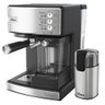 Kit Cafeteira Nova Primalatte Inox e Moedor de Café Elétrico Inox Oster 110v - 1