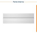 Ver imagem 3 de Rodapés Canto Reto 53,5cm para Balcão de Cozinha Planejada Ipanema CabeCasa Branco