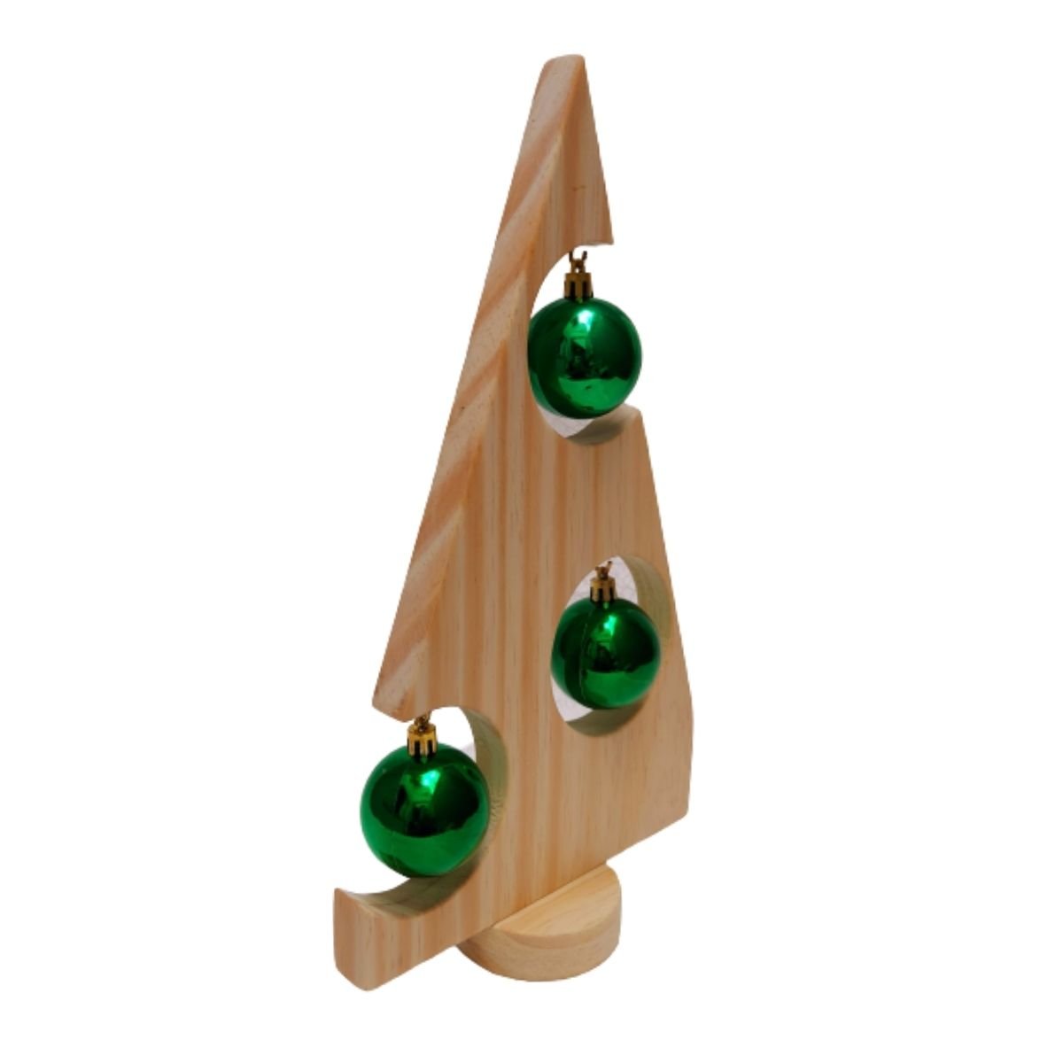 Arvore De Natal Pequena Mini Arvore de Mesa Com Bolinhas: Verde - 2