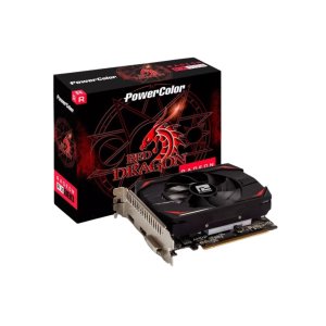 Placa de Vídeo Amd Powercolor Red Dragon Radeon Rx 500 Series Rx 550 Axrx 550 2gbd5-dh 2gb