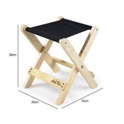 Banqueta de Camping Dobrável Suporta até 100kg - 2