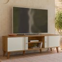 Ver imagem 2 de Rack 160 cm 2 Portas para TV Ate 65 Polegadas Molly Ptl:Nature Off White